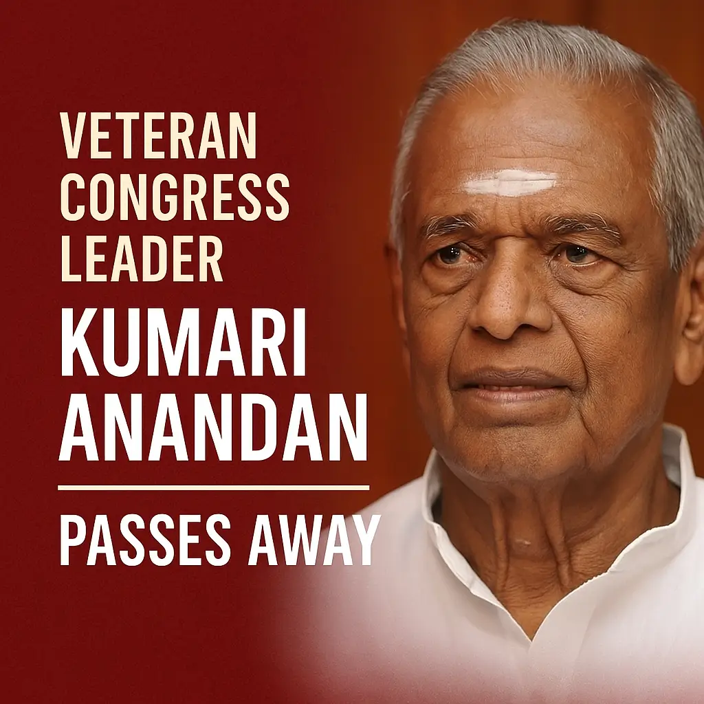 Kumari Anandan Passes Away at 82: A Legacy of Political Integrity and Service