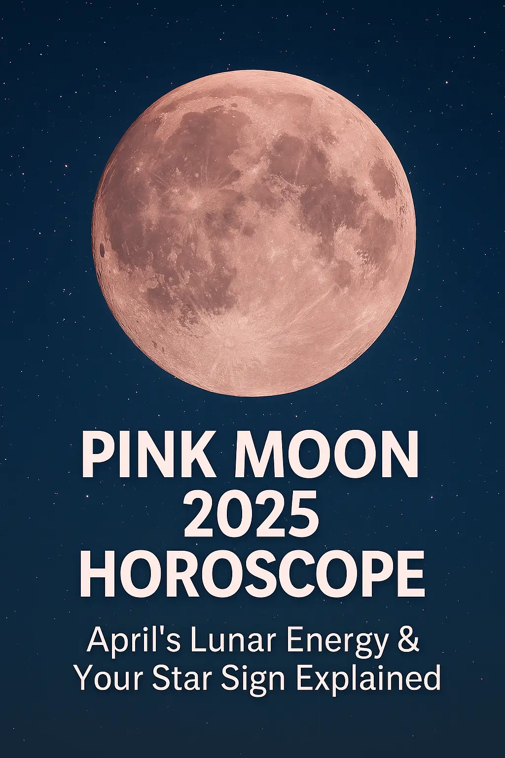 Pink Moon 2025 Horoscope: April’s Lunar Energy & Your Star Sign Explained