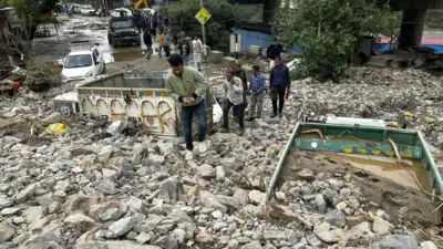 Ramban District in J&K Hit by Landslides and Floods; 3 Dead, Highway Shut