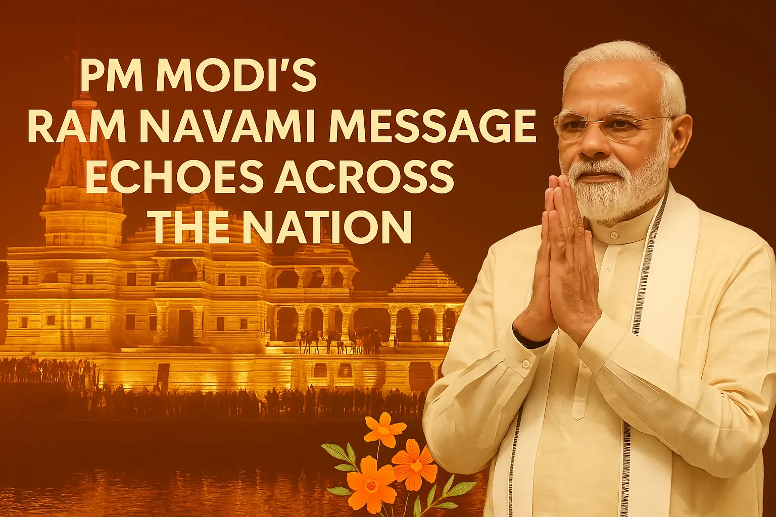 In a heartfelt message to the citizens of India, Prime Minister Narendra Modi extended his warm greetings on the auspicious occasion of Ram Navami 2025, celebrating the birth of Lord Ram, one of the most revered deities in Hindu mythology.