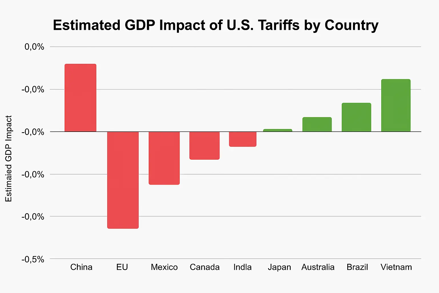 U.S. Tariffs and Their Global Fallout: What Each Country Faced