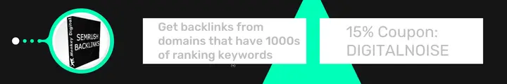 Semrush Backlinks service banner