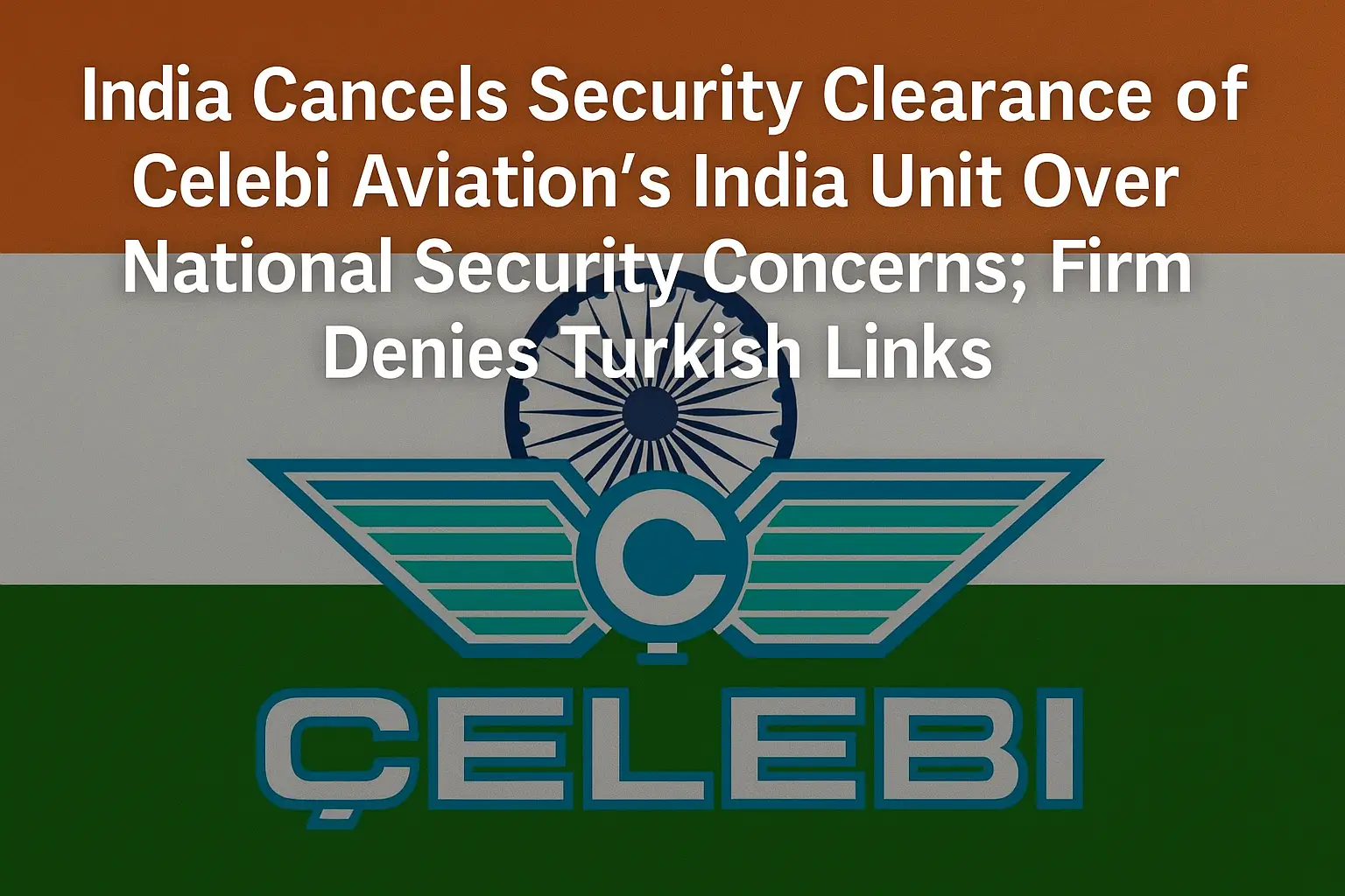 India Cancels Security Clearance of Çelebi Aviation’s India Unit Over National Security Concerns; Firm Denies Turkish Links
