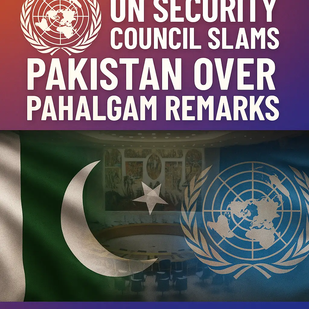 UN Security Council Slams Pakistan Over Pahalgam Remarks